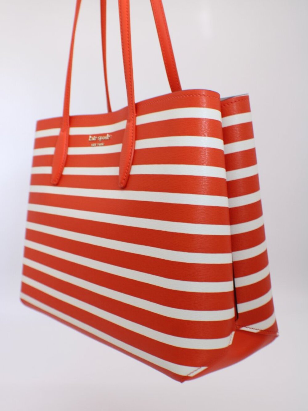 Kate Spade  All Day Sailing Stripe Printed PVC Tote